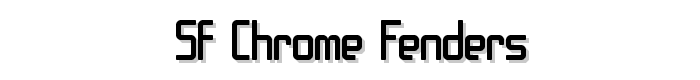 SF Chrome Fenders font